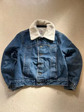 70s Lee storm rider 보아 옷깃 데님 자켓