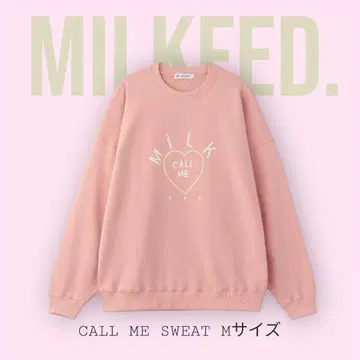 MILKFED. 트레이너 CALL ME SWEAT TOP 여성용