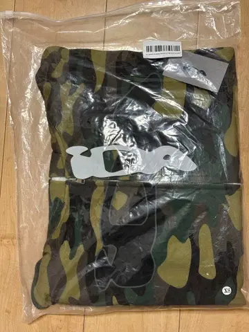 IDA sply 더블 지퍼 후드티 카모플라쥬 xs