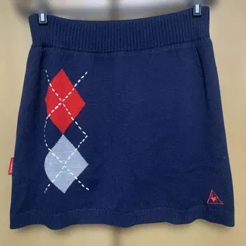 아가일 무늬 니트 스커트 여성용