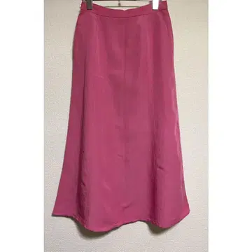 모달 린넨 플레어 스커트 핑크