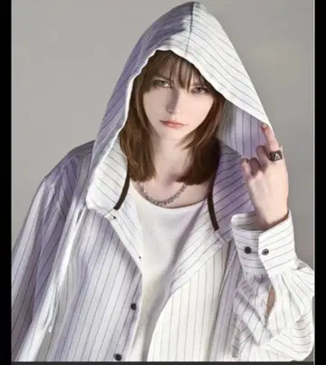 오버 사이즈 셔츠 후드티 / 오버 사이즈 셔츠 후드티