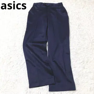 아식스 저지 스포츠 웨어 하의 일본제 아름다운 실루엣 슬림 레그