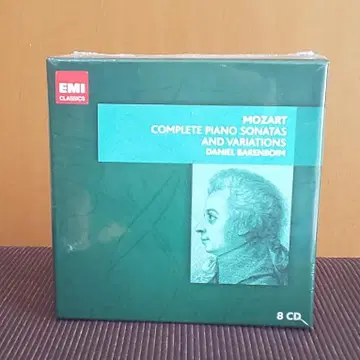 발렌보임 모차르트 피아노 소나타 변주곡 전집 (8 CD, 미개봉)