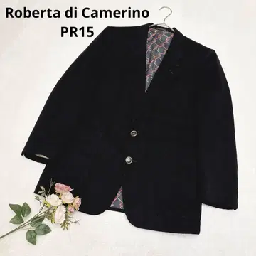 로베르타 디 카메리노 테일러드 자켓 울 100% 블랙