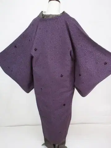 착용 적음! 새상품급*와나 벨벳*포도색*롱 코트*120cm*화장65