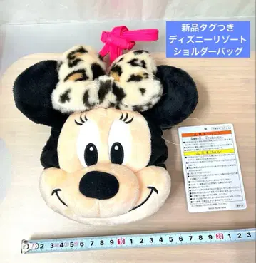 미니 레오파드 무늬 표범 무늬 레오파드 숄더백 디즈니 리조트