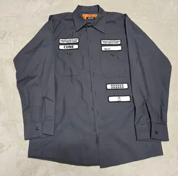 CUNE 워크 셔츠 그레이
