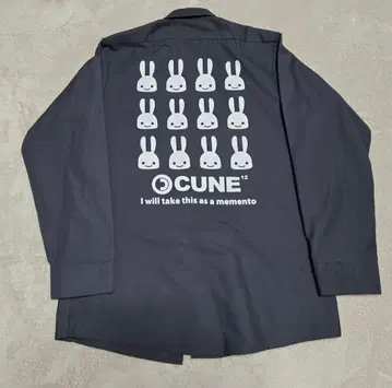 CUNE 워크 셔츠 그레이