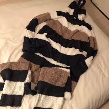 GELATO PIQUE 후드 부착 룸웨어 L 스트라이프 셋업