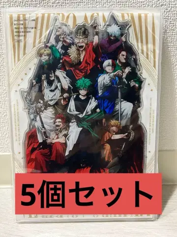 히로아카 점프 GIGA 신십걸 아크릴 스탠드 부록 5개 세트