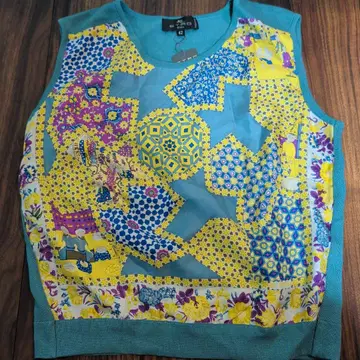 [ 새상품급 ] 에트로 ETRO 택 포함 슬리브리스 상의 실크 이탈리아제