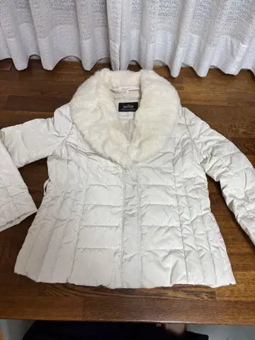 salire 퍼 포함 다운 자켓 화이트