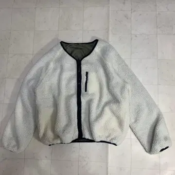 티티베이트 titivate 보아 자켓 화이트