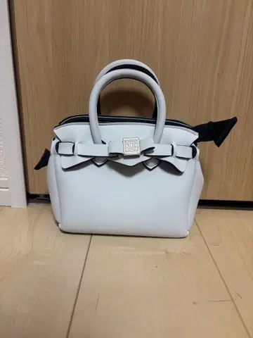 SAVE MY BAG 화이트 핸드백