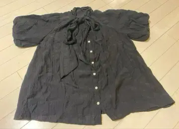 LAVANDA 라바다 우노 미사코 2way 보타이 블라우스 블랙 F