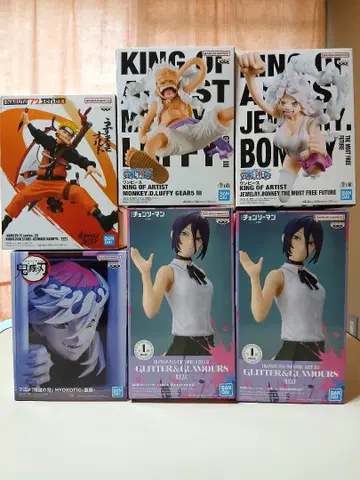 원피스 귀멸의 칼날 드래곤볼 등 피규어 묶음 판매