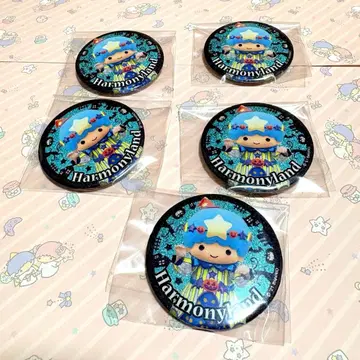 키키라라 키키 할로윈 캔뱃지 하모니랜드 리틀트윈스타