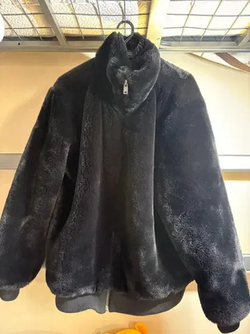 보아 블루종 블랙 남성용 겨울 아우터 방한