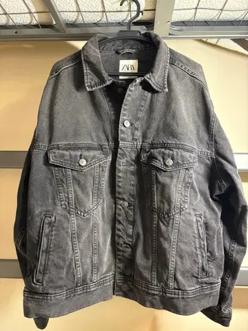 ZARA 데님 자켓 남성용 그레이 블랙 G 자켓