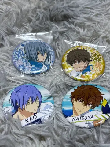 Free! 하이스피드 캔뱃지 키리시마 나츠야 세리자와 나오