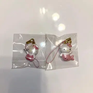 헬로키티 트레이딩 마스코트 스트랩 핑크