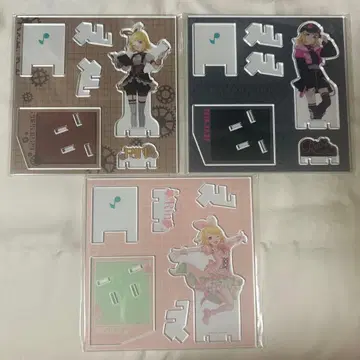 프로세카 벌스데이 복권 하피콜레 아크릴 스탠드 3종 세트 카가미네 린