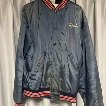 버디 바시티 자켓 M 네이비 퍼스트 내셔널 리얼티