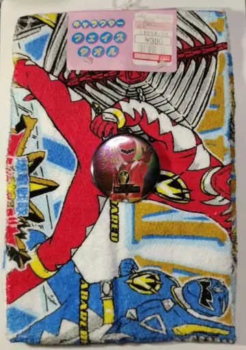 폭룡전대 아바렌쟈 페이스 타월 전 슈퍼 전대전 캔뱃지