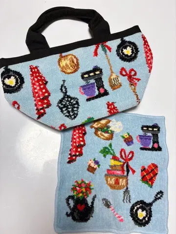 페이러 쿠치나 손수건 & 토트백 세트