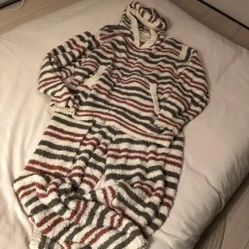 gelato pique 후드 부착 룸웨어 스트라이프 셋업