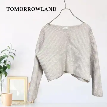 zA7 [ S ] TOMORROWLAND 크루넥 무지 긴팔 니트