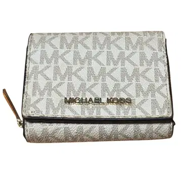MICHAEL KORS 모노그램 3단 폴더형 지갑