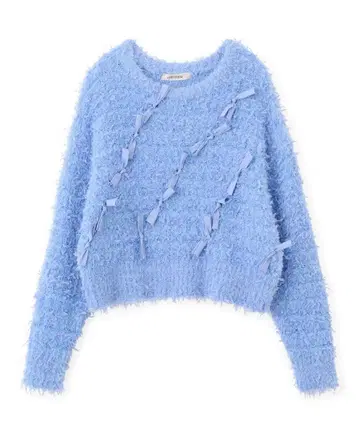 cocodeal 팬시 얀 리본 니트