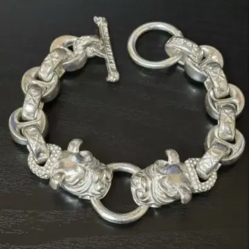 [ 수량 한정 ] 개 팔찌 빈티지 silver