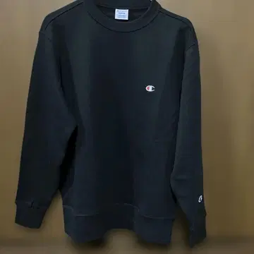 Champion 블랙 맨투맨 M 사이즈