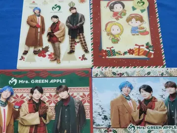 Mrs.GREEN APPLE 비주얼 시트 전 4종 컴프 [ 새상품 ]