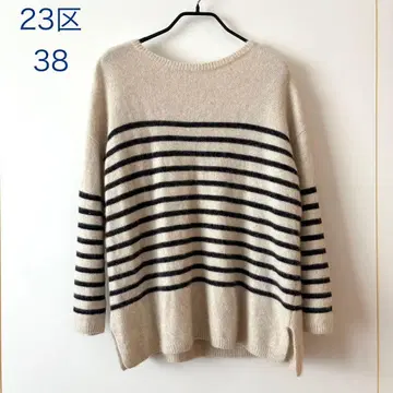 23구 보더 니트 스웨터 38