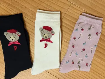 핑크하우스 삭스 3점 미사용품