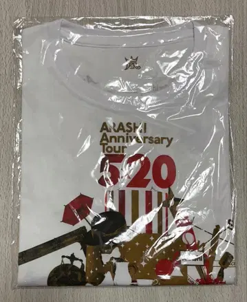 새상품 미개봉 아라시 Anniversary Tour 5 x 20 셔츠