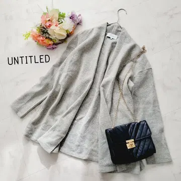 UNTITLED*라이트 그레이 울 가디건*겉옷