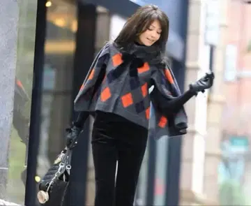 엠즈 그레이시 카탈로그 게재 판초풍 가디건