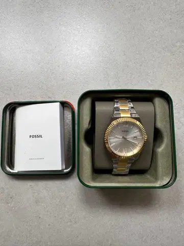 FOSSIL 포실 손목시계 실버/골드