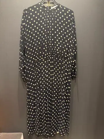 SACRA 폴카 도트 롱 원피스 38