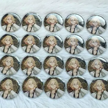 도쿄 리벤저스 사노 만지로 수트 스타일 캔뱃지 20개 세트