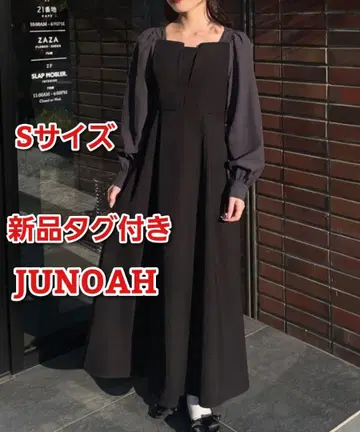 택 포함 새상품 주노아 이소재 머메이드 원피스 S