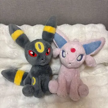 에브이 블래키 폭신폭신 안고 자는 봉제 인형 포켓몬 센터 한정판 이브이