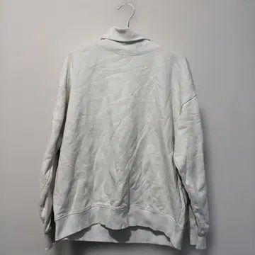 USA COTTON 흰색 화이트 크루넥 트레이닝복 상의 맨투맨