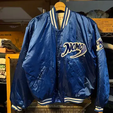 90s 빈티지 다저스 노모 히데오 NOMO 나일론 바시티 자켓