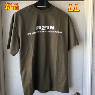 [ 미사용 새상품 ] RIZIN 로고 T셔츠 카키 LL